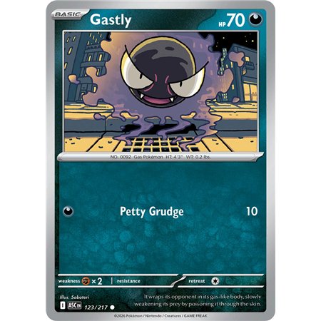 Gastly  (Common/Reverse Holofoil)