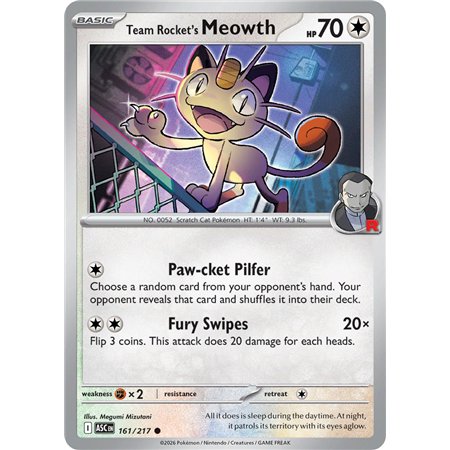 Team Rocket's Meowth (Common/Reverse Holofoil)