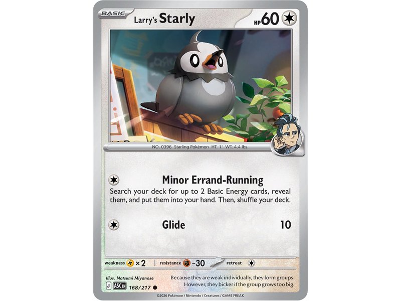 Larry's Starly  (Common/Reverse Holofoil)