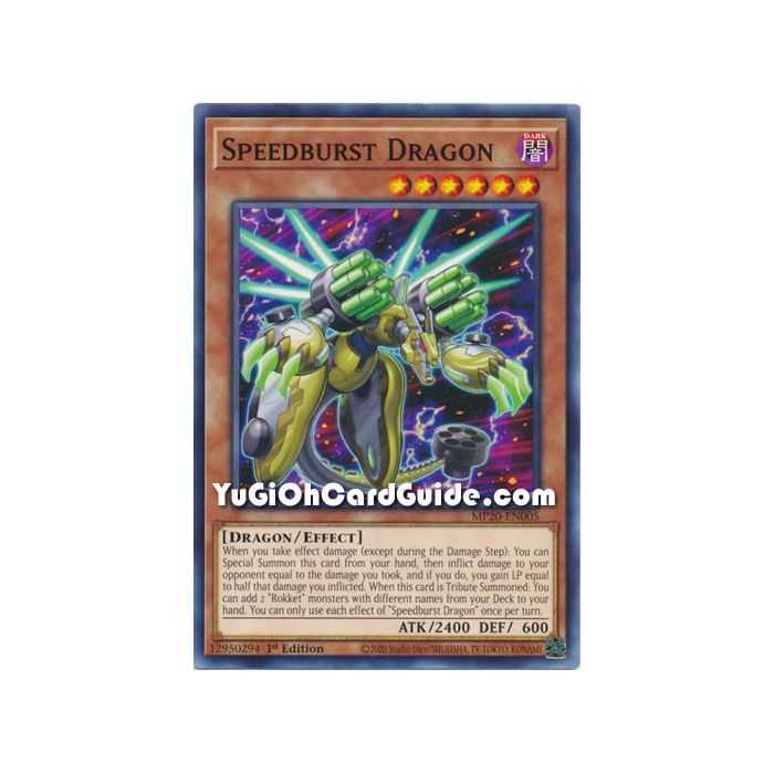 Speedburst Dragon – 2020 Tin of Lost Memories | Carta YUGIOH en México