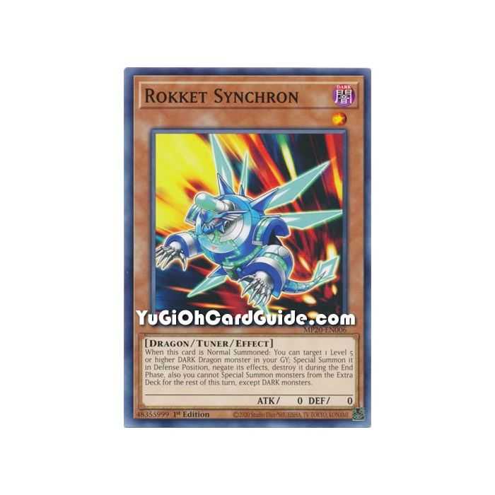 Rokket Synchron (Common) – 2020 Tin of Lost Memories | Carta YUGIOH en México