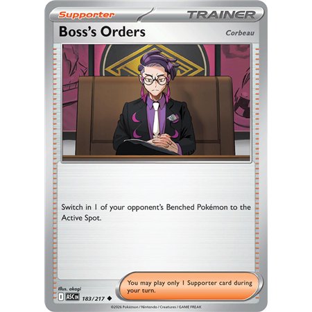 Boss's Orders (Corbeau)  (Uncommon/Reverse Holofoil)