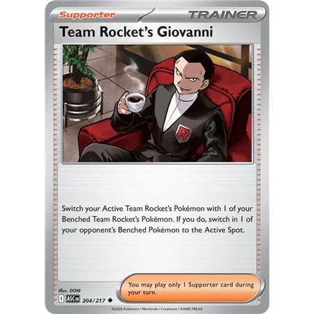 Team Rocket's Giovanni (Common/Reverse Holofoil)