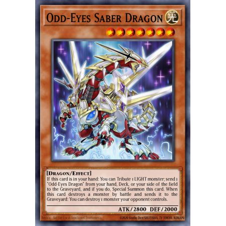 Odd-Eyes Saber Dragon (Ultra Rare)