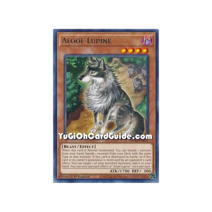 Aloof Lupine – 2020 Tin of Lost Memories | Carta YUGIOH en México
