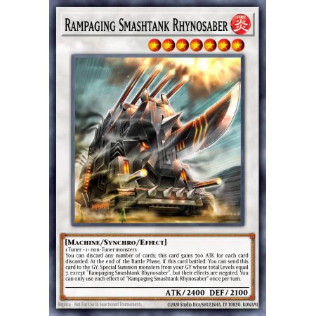 Rampaging Smashtank Rhynosaber (Ultra Rare)