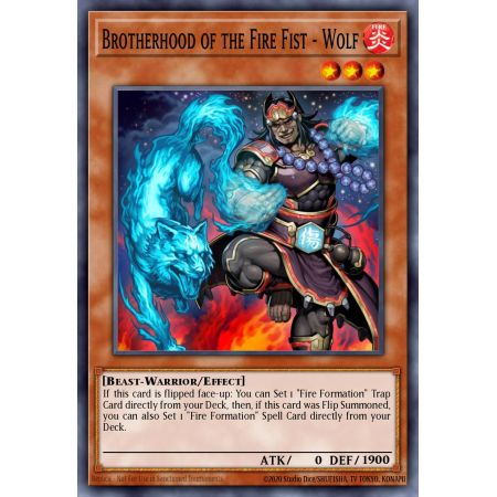 Brotherhood of the Fire Fist - Wolf (Common)