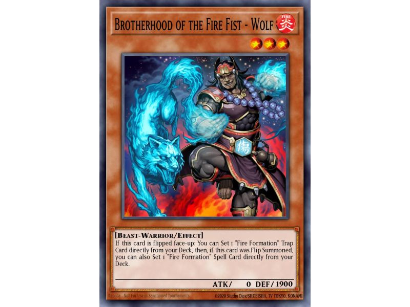 Brotherhood of the Fire Fist - Wolf (Common)