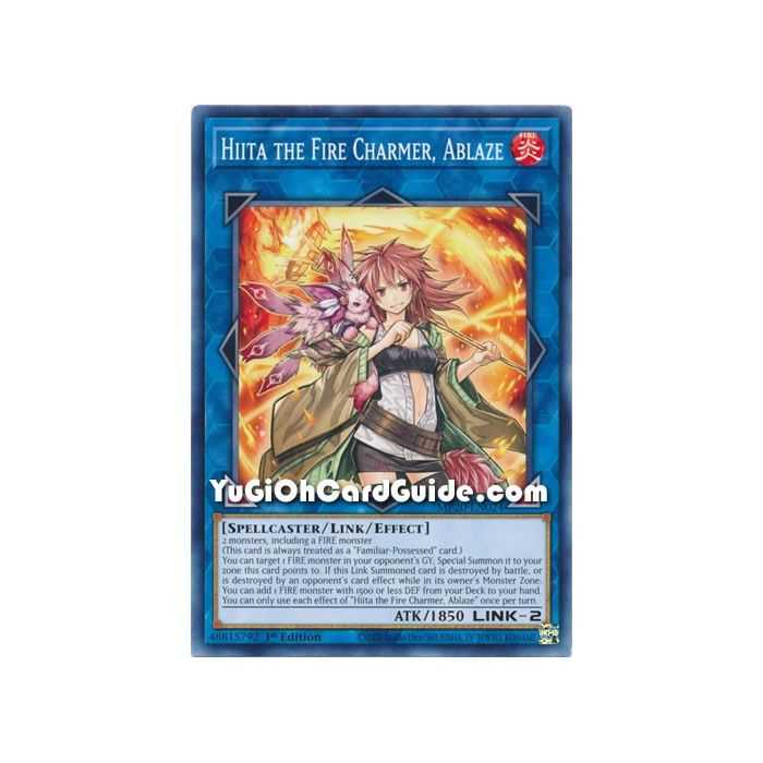 Hiita the Fire Charmer, Ablaze (Common) – 2020 Tin of Lost Memories | Carta YUGIOH en México