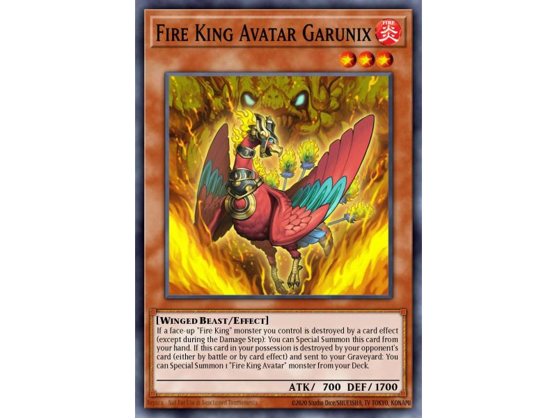Fire King Avatar Garunix (Common)