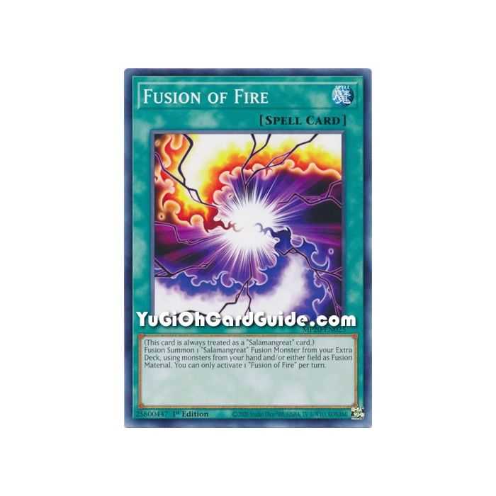 Fusion of Fire (Common) – 2020 Tin of Lost Memories | Carta YUGIOH en México