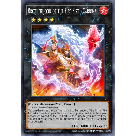 Brotherhood of the Fire Fist - Cardinal (Secret Rare)