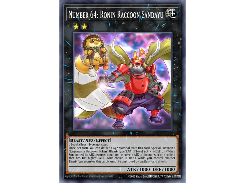 Number 64: Ronin Raccoon Sandayu (Rare)