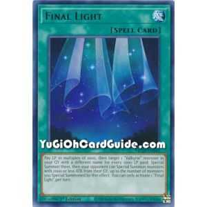 Final Light (Rare) – 2020 Tin of Lost Memories | Carta YUGIOH en México