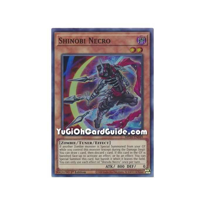 Shinobi Necro (Super Rare) – 2020 Tin of Lost Memories | Carta YUGIOH en México