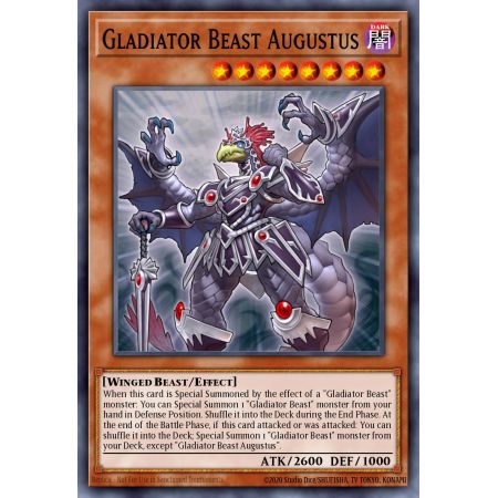 Gladiator Beast Augustus (Rare)
