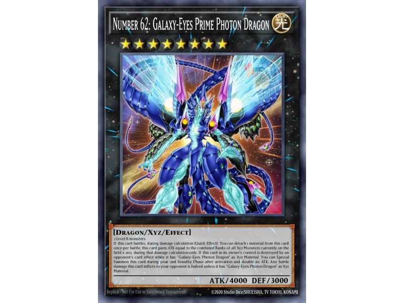 Number 62: Galaxy-Eyes Prime Photon Dragon (Ultra Rare)