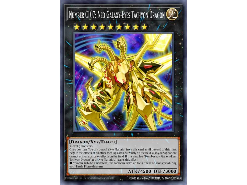 Number C107: Neo Galaxy-Eyes Tachyon Dragon (Super Rare)