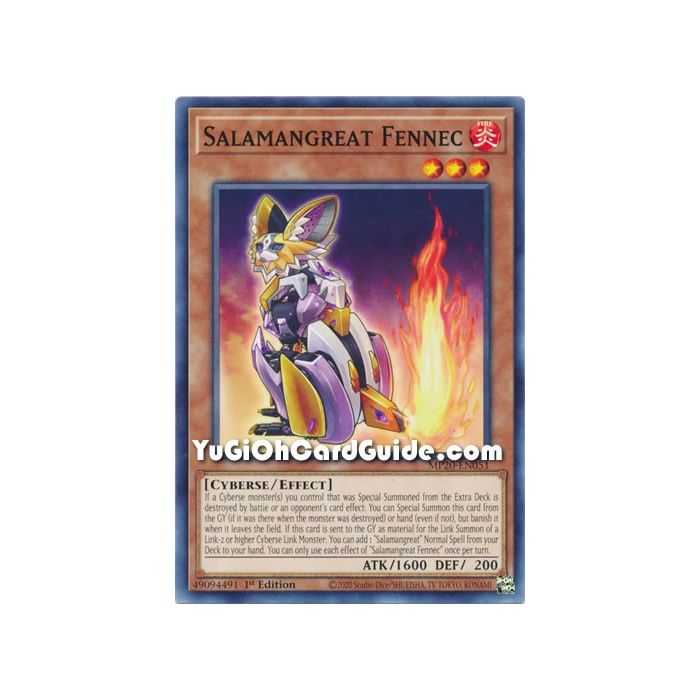 Salamangreat Fennec – 2020 Tin of Lost Memories | Carta YUGIOH en México