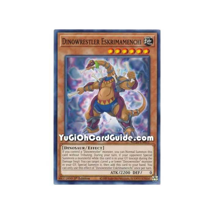 Dinowrestler Eskrimamenchi – 2020 Tin of Lost Memories | Carta YUGIOH en México