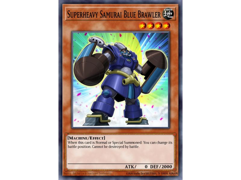 Superheavy Samurai Blue Brawler (Common)