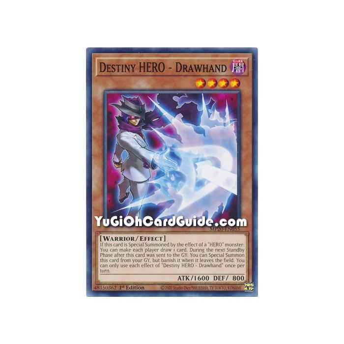 Destiny HERO - Drawhand (Common) – 2020 Tin of Lost Memories | Carta YUGIOH en México