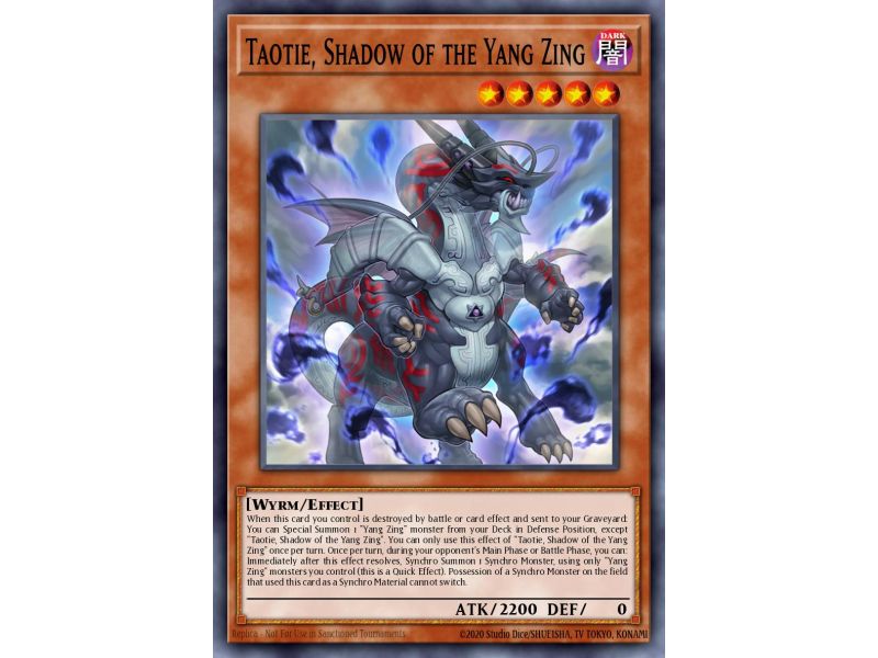 Taotie, Shadow of the Yang Zing (Super Rare)