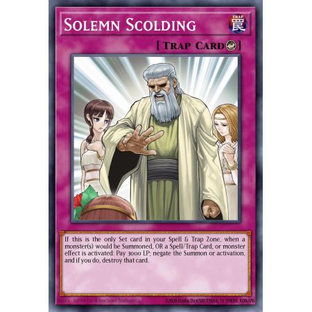 Solemn Scolding (Secret Rare)