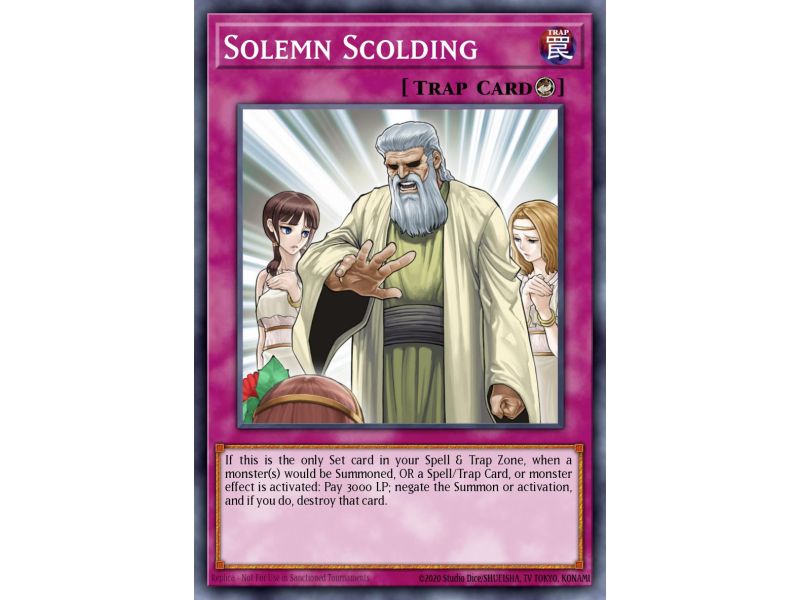 Solemn Scolding (Secret Rare)
