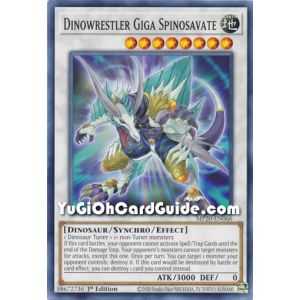 Dinowrestler Giga Spinosavate (Common) – 2020 Tin of Lost Memories | Carta YUGIOH en México