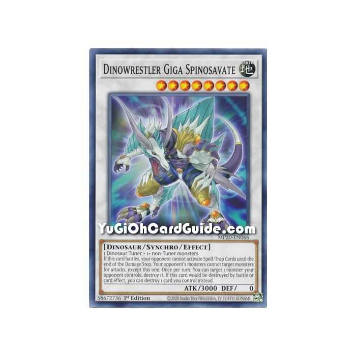 Dinowrestler Giga Spinosavate (Common) – 2020 Tin of Lost Memories | Carta YUGIOH en México