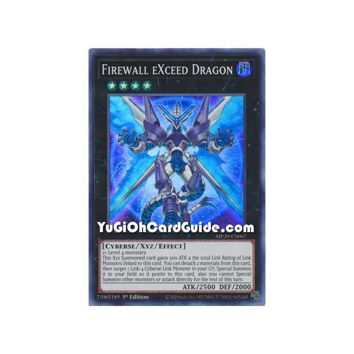 Firewall eXceed Dragon (Super Rare) – 2020 Tin of Lost Memories | Carta YUGIOH en México