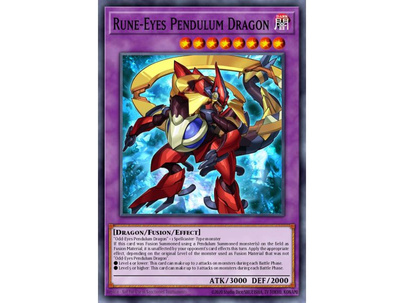 Rune-Eyes Pendulum Dragon (Ultra Rare)