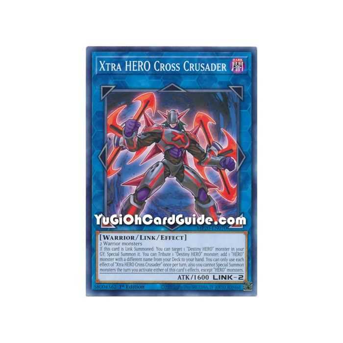 Xtra HERO Cross Crusader (Common) – 2020 Tin of Lost Memories | Carta YUGIOH en México