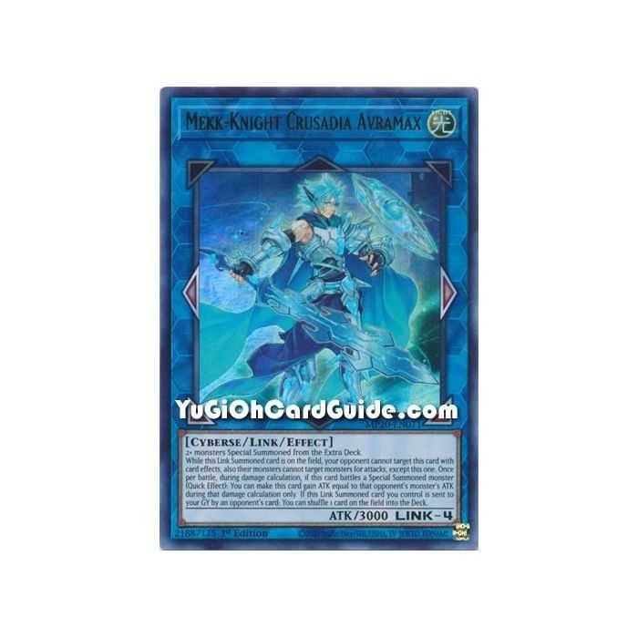 Mekk-Knight Crusadia Avramax (Ultra Rare) – 2020 Tin of Lost Memories | Carta YUGIOH en México