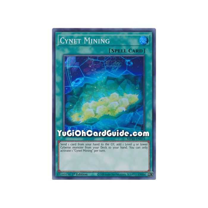 Cynet Mining (Super Rare) – 2020 Tin of Lost Memories | Carta YUGIOH en México