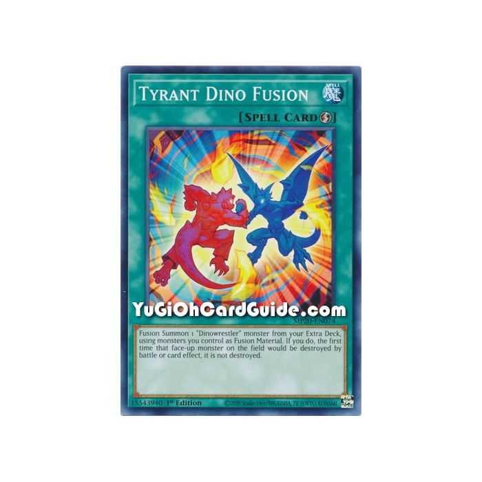 Tyrant Dino Fusion (Common) – 2020 Tin of Lost Memories | Carta YUGIOH en México
