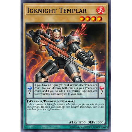 Igknight Templar (Ultra Rare)