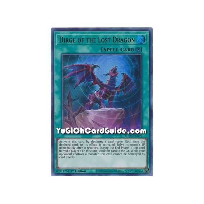 Dirge of the Lost Dragon (Ultra Rare) – 2020 Tin of Lost Memories | Carta YUGIOH en México