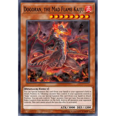 Dogoran, the Mad Flame Kaiju (Rare)
