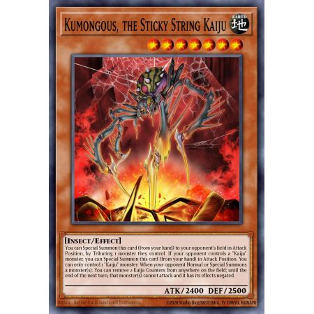 Kumongous, the Sticky String Kaiju (Rare)