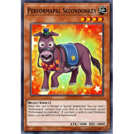 Performapal Secondonkey (Rare)