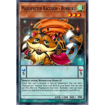Majespecter Raccoon - Bunbuku (Ultra Rare)