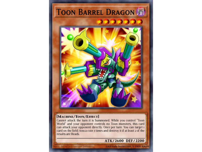 Toon Barrel Dragon (Rare)