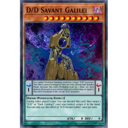 D/D Savant Galilei (Common)