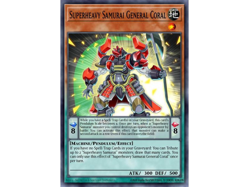 Superheavy Samurai General Coral (Common)