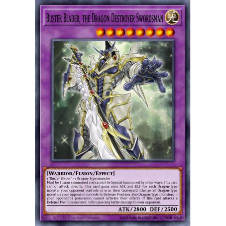 Buster Blader, the Dragon Destroyer Swordsman (Secret Rare)