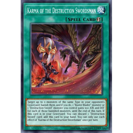 Karma of the Destruction Swordsman (Common)