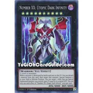 Number XX: Utopic Dark Infinity (Super Rare) – 2020 Tin of Lost Memories | Carta YUGIOH en México