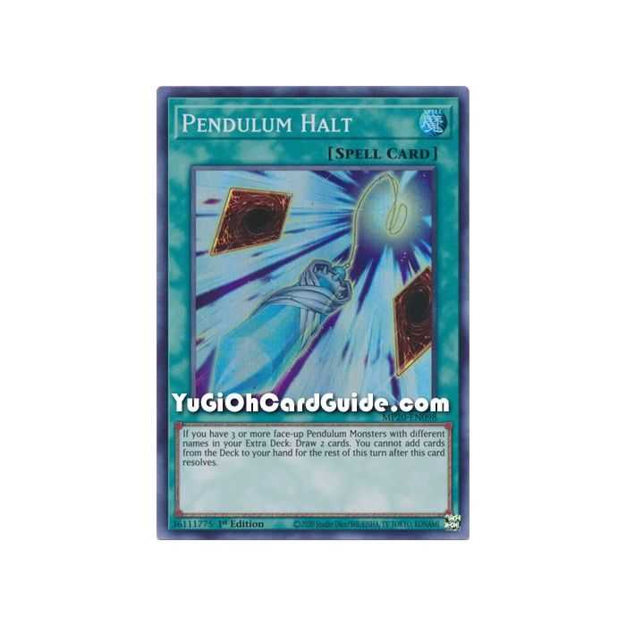 Pendulum Halt (Super Rare) – 2020 Tin of Lost Memories | Carta YUGIOH en México